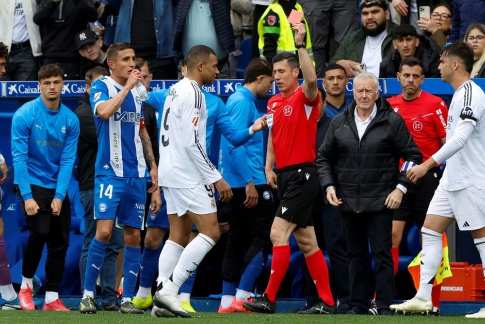 Mbappe expelled by red card, or will not be in the Copa del Rey final