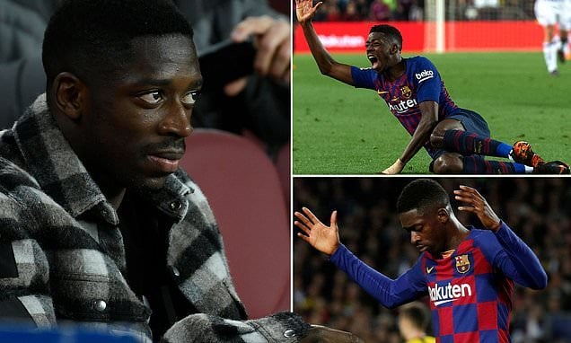 Why has Dembele not been playing well at Barcelona?