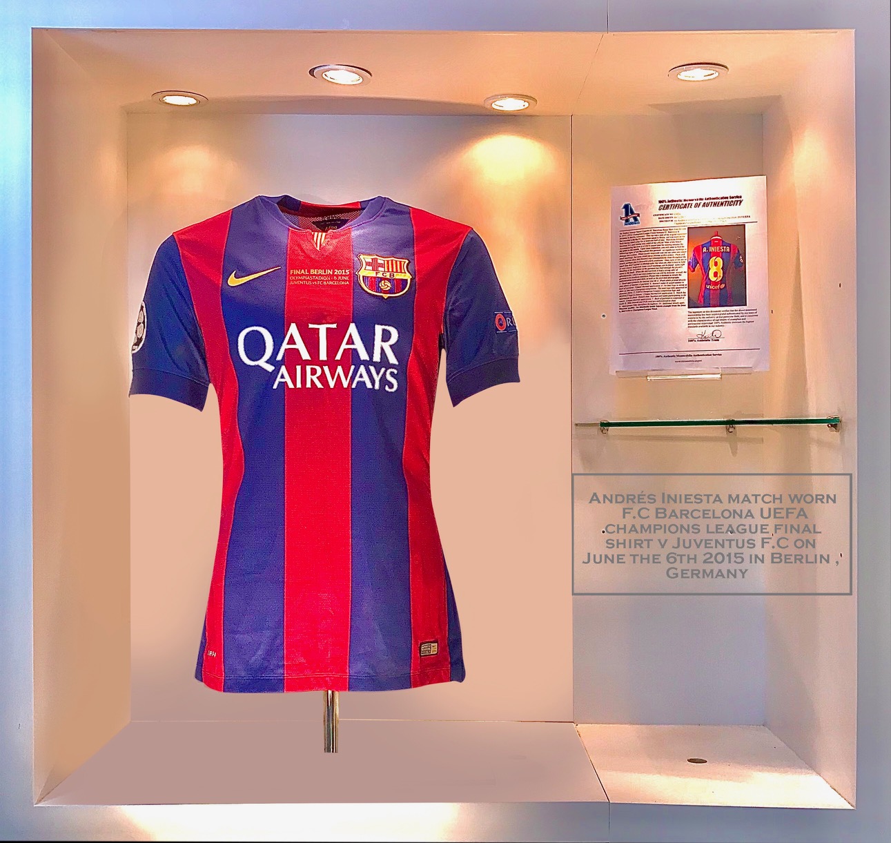 Who wore fcb jersey 2015? (Players names and key matches that year)