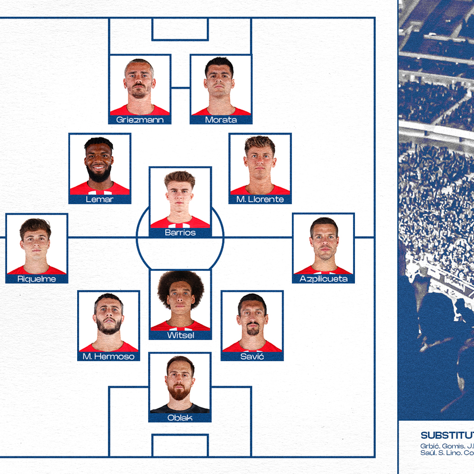 Watch Atlético Madrid Valencia CF Lineups Pre-Match Player Updates
