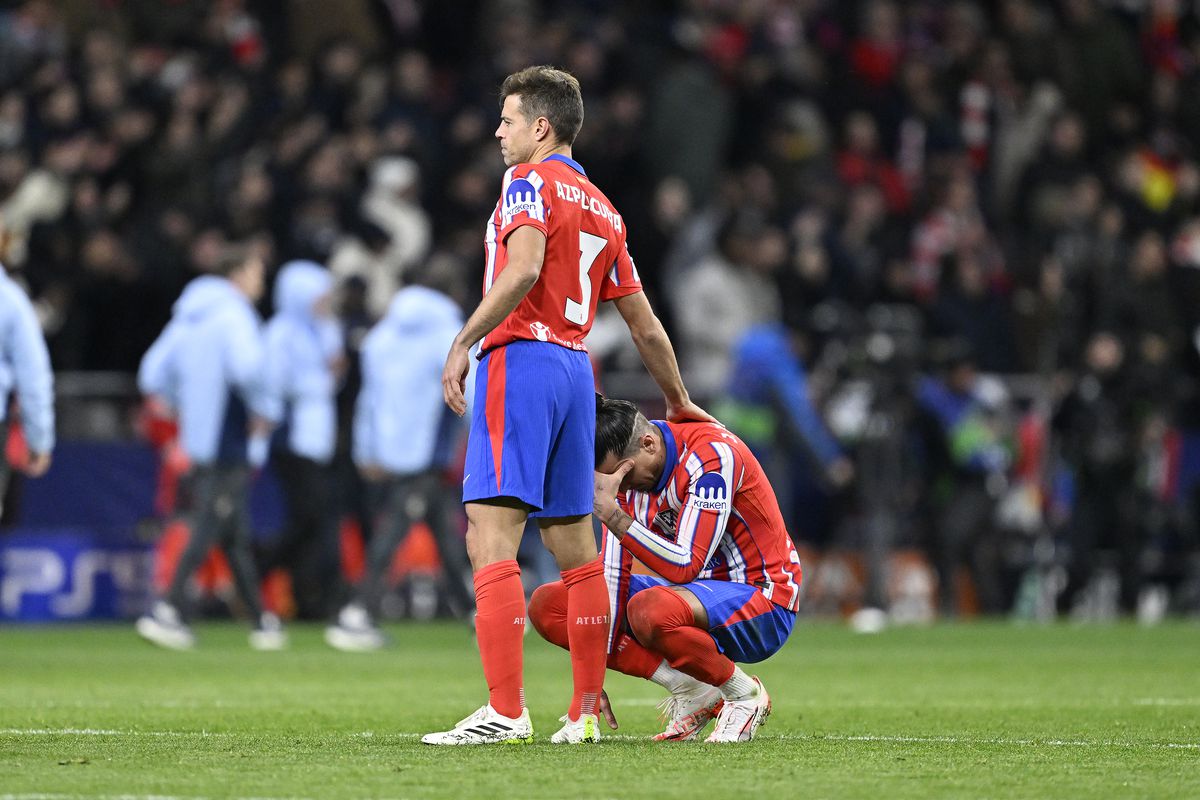 What was revealed behind Atletico Madrid's crushing defeat?