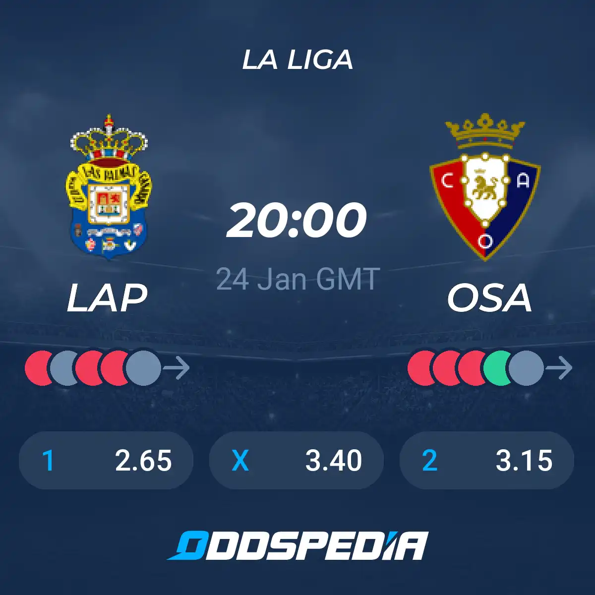 who will win ud las palmas osasuna see latest odds analysis